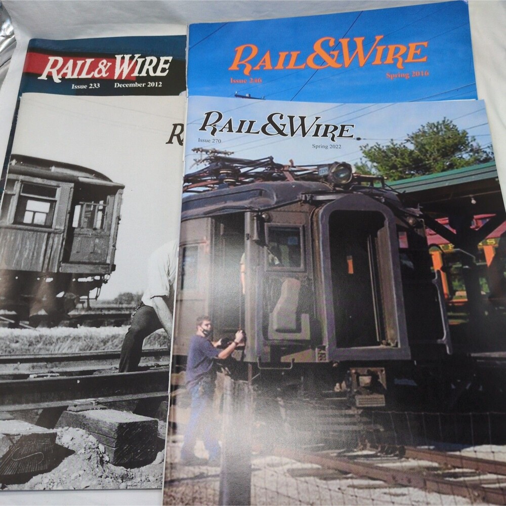 (4) Rail And Wire Magazines